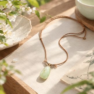 H208 Blue Ridge Resting Stone Pendant (Random Style)